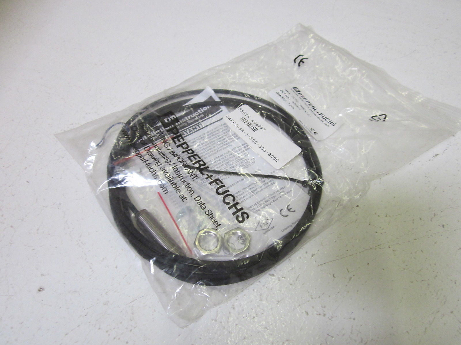 LOT OF 2 PEPPERL+FUCHS NCB2-12GM40-Z0 PROXIMITY SENSOR *NEW IN A BAG*