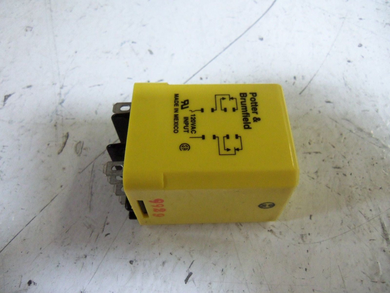 LOT OF 2 POTTER & BRUMFIELD CUA-41-70005 RELAY 240VAC *USED*