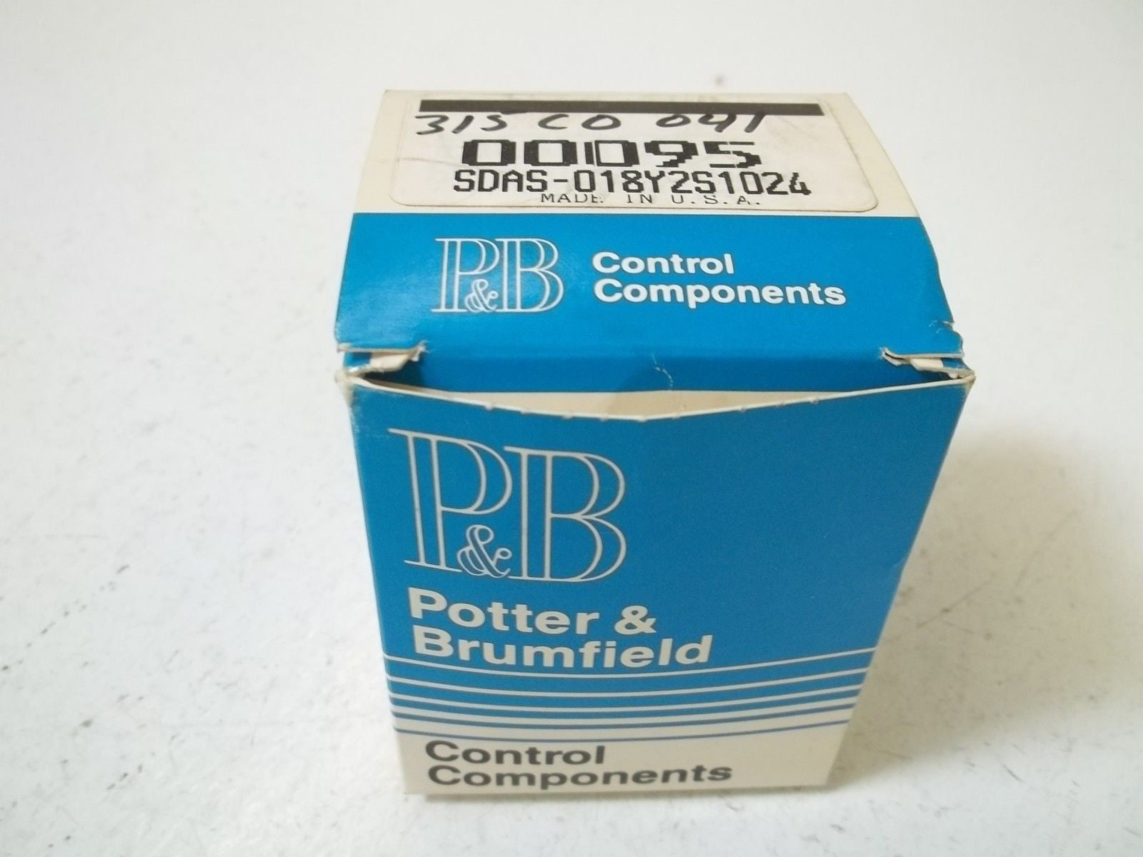 LOT OF 2 POTTER & BRUMFIELD SDAS-018Y2S1024 CONTROL RELAY *NEW IN BOX*