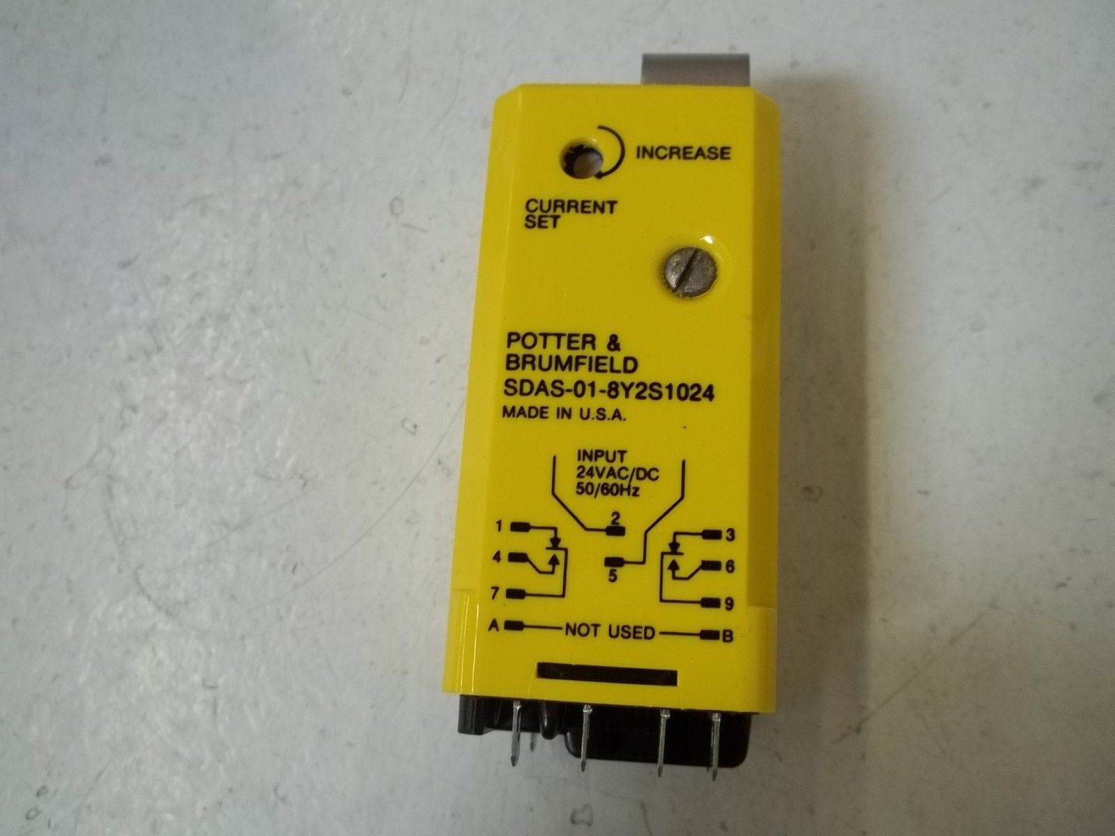 LOT OF 2 POTTER & BRUMFIELD SDAS-018Y2S1024 CONTROL RELAY *NEW IN BOX*