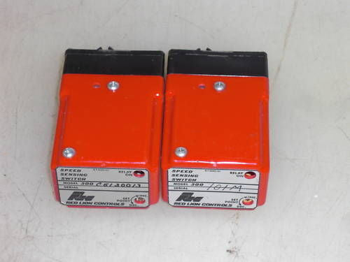 LOT OF 2 RED LION SPEED SENSING SWITCH 300 *USED*