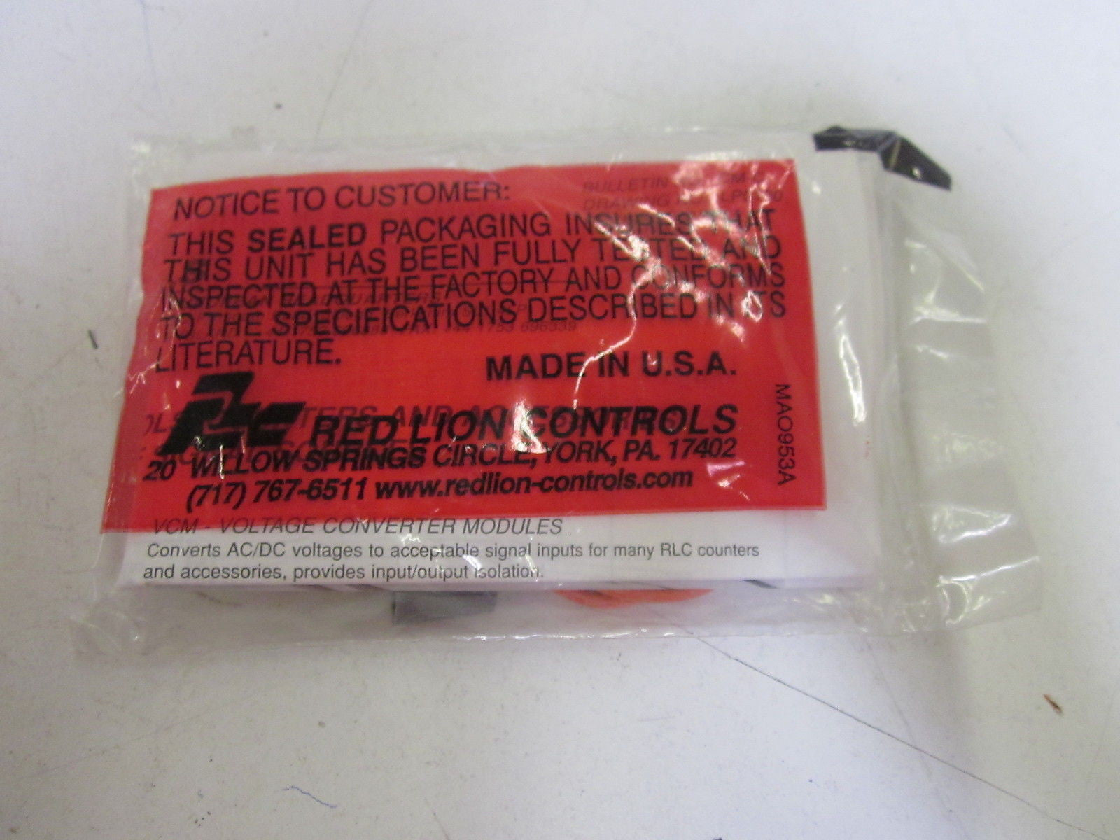 LOT OF 2 RED LION VCMF0000 *NEW NO BOX*
