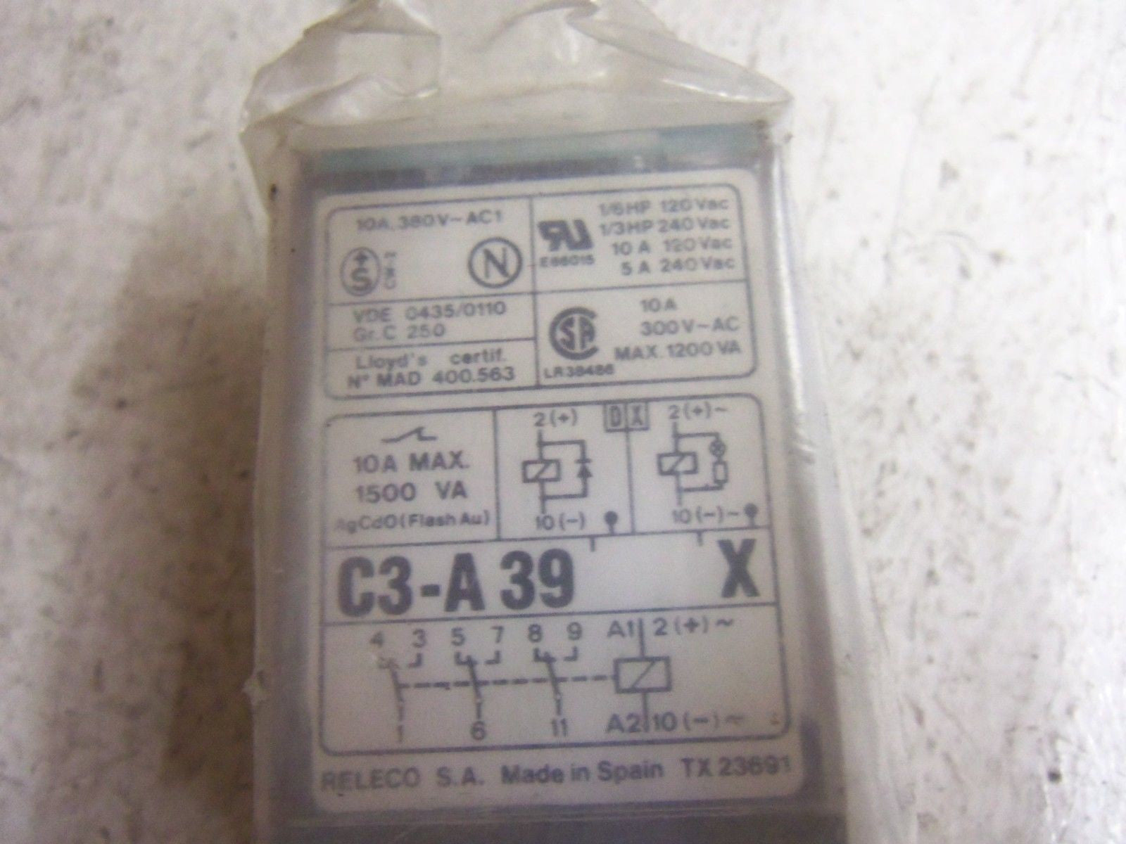 TURCK C3-A-39-X RELAY *NEW NO BOX*