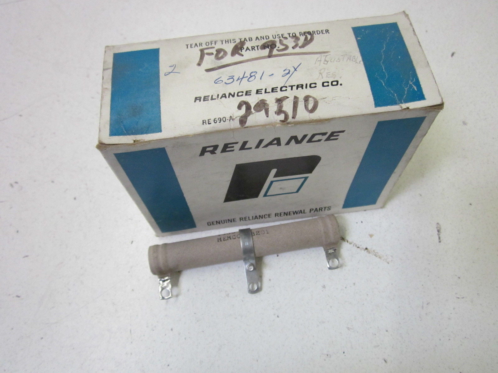 LOT OF 2 RELIANCE ELECTRIC 63481-2Y *NEW IN BOX*