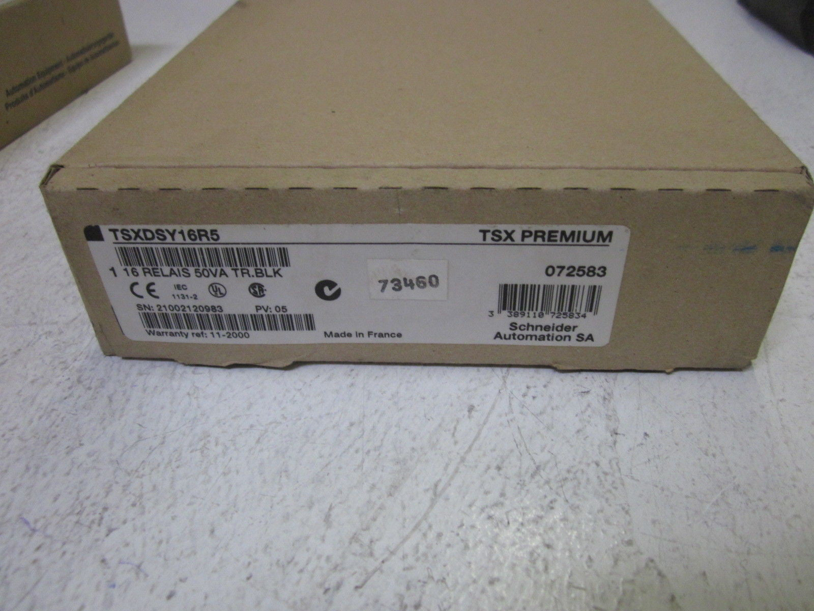 LOT OF 2 SCHNEIDER AUTOMATION TSXDSY16RS5 16 RELAY *NEW IN BOX*