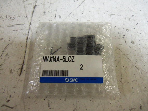 LOT OF 2 SMC NVJ114A-5LOZ VALVE *NEW NO BOX*