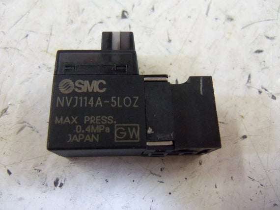 LOT OF 2 SMC NVJ114A-5LOZ VALVE *NEW NO BOX*