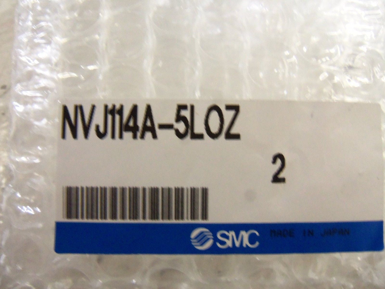 LOT OF 2 SMC NVJ114A-5LOZ VALVE *NEW NO BOX*