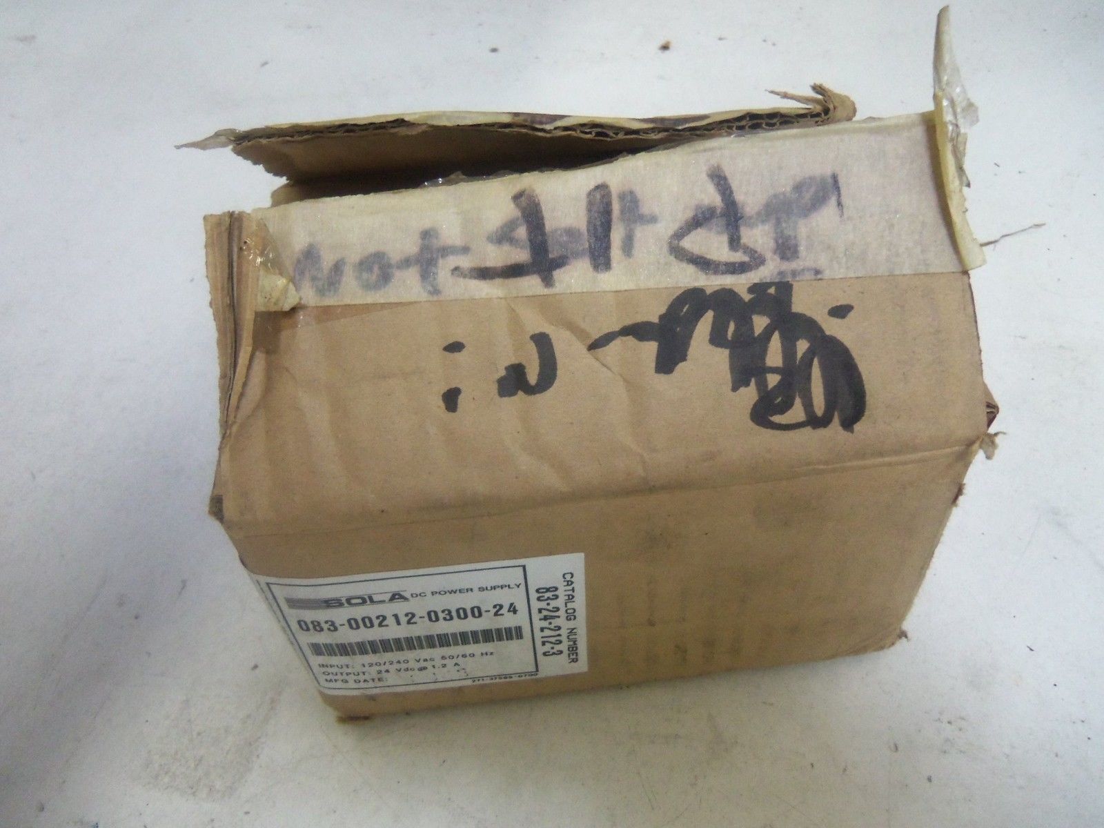 LOT OF 2 SOLA 83-24-212-03 DC POWER SUPPLY *NEW IN BOX*
