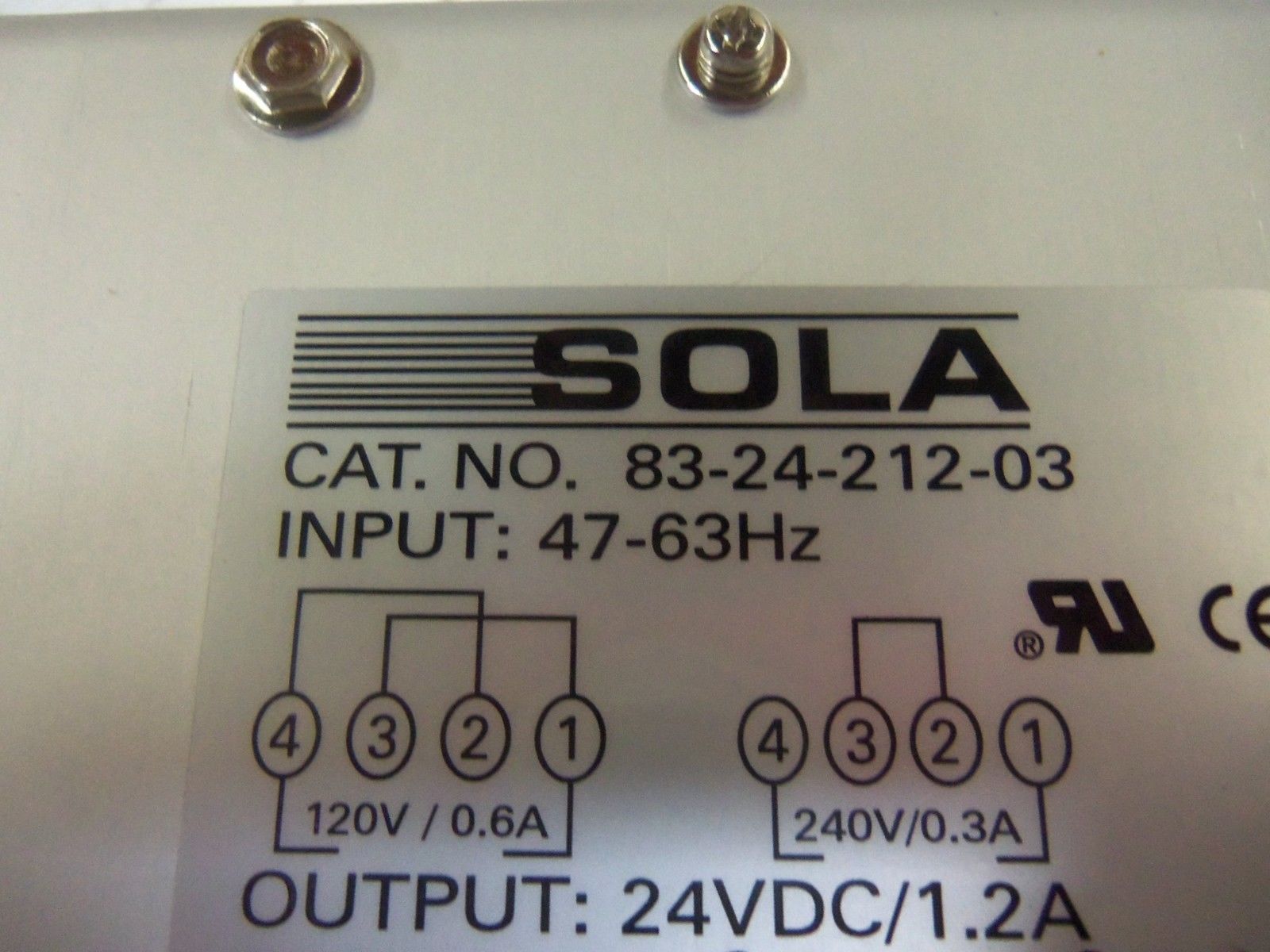 LOT OF 2 SOLA 83-24-212-03 DC POWER SUPPLY *NEW IN BOX*