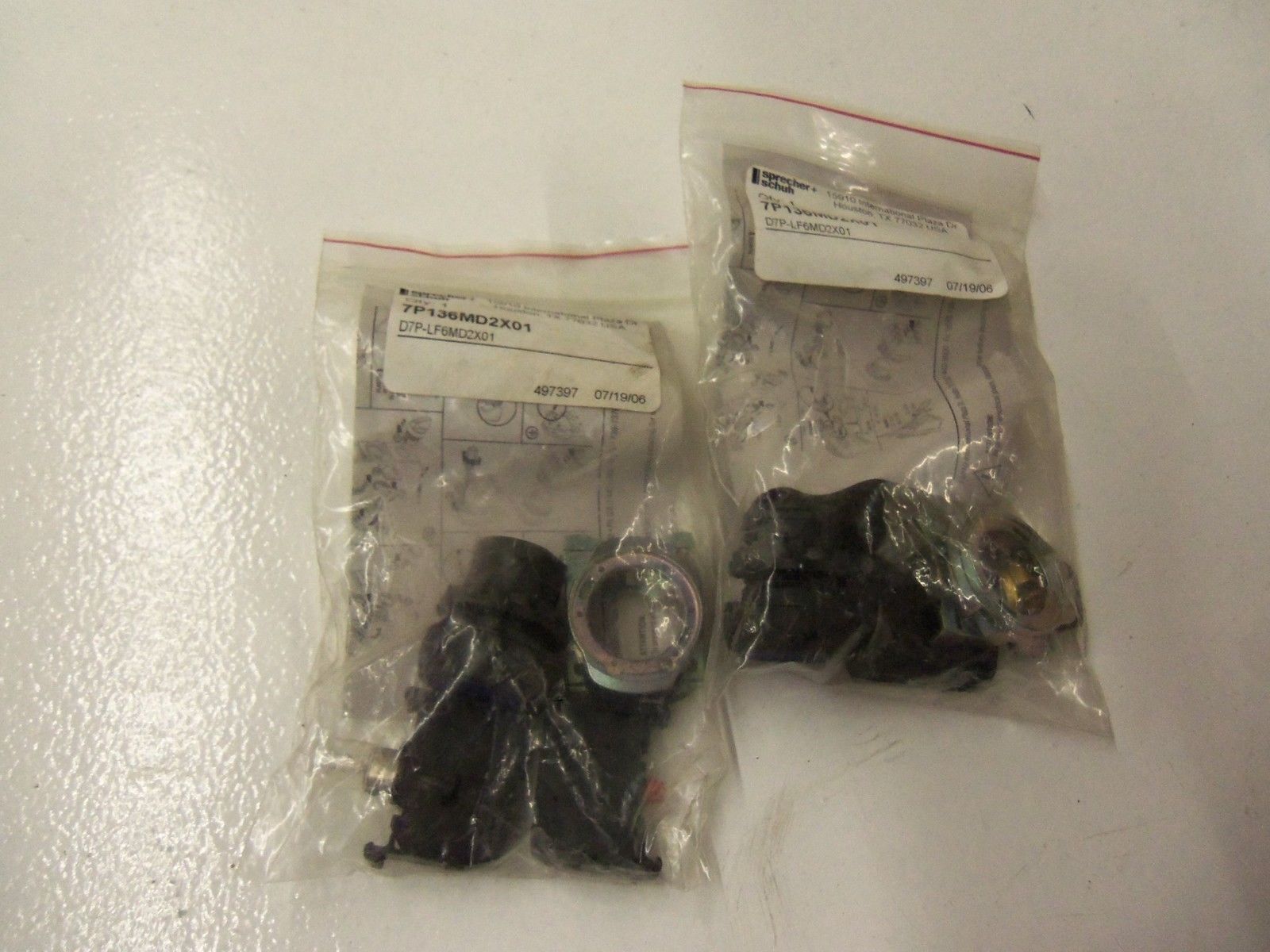 LOT OF 2 SPRECHER+SCHUH D7P-LF6MD2X01 *NEW IN BAG*