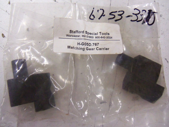 LOT OF 2 STAFFORD TOOLS H-G05D.767 MATCHING GEAR CARRIER *NEW IN FACTORY BAG*