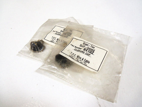 LOT OF 2 SUPER-TREX CLOSURE CAP 84102 *NEW IN  BAG*
