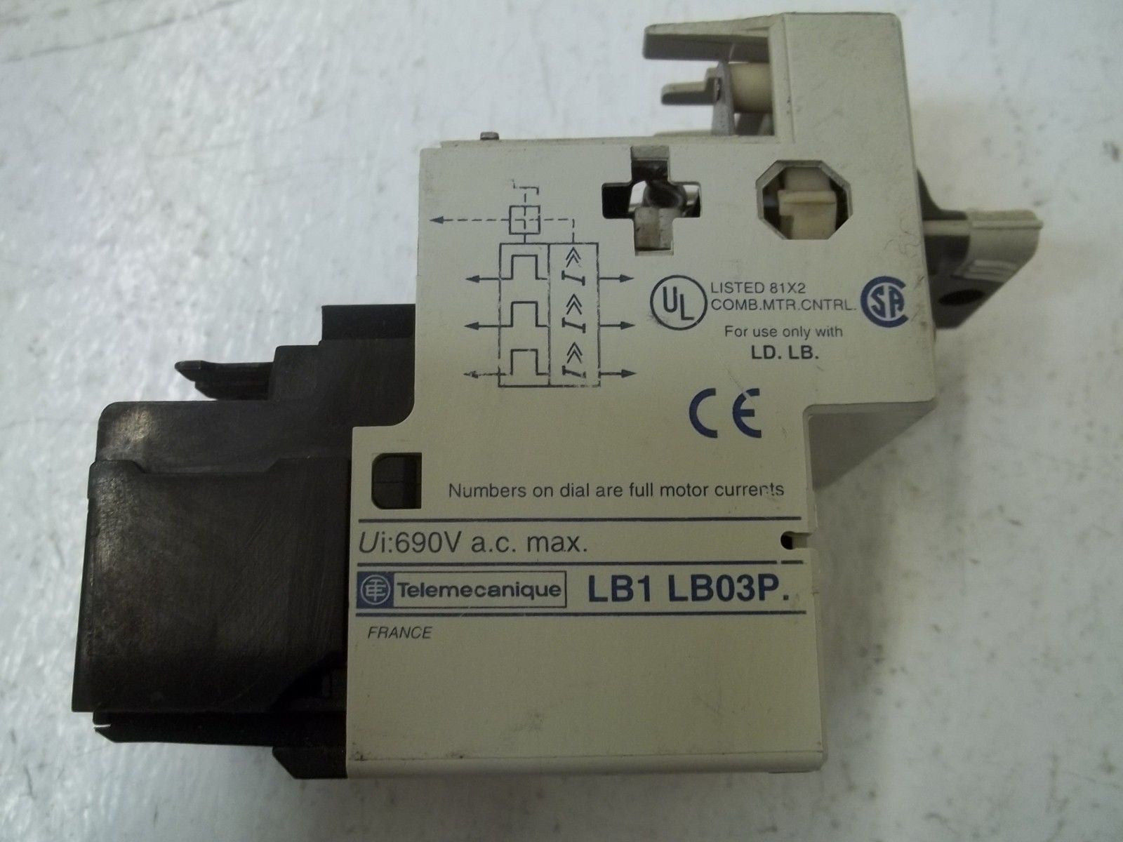 LOT OF 2 TELEMECANIQUE LB1 LB03P05 *USED*