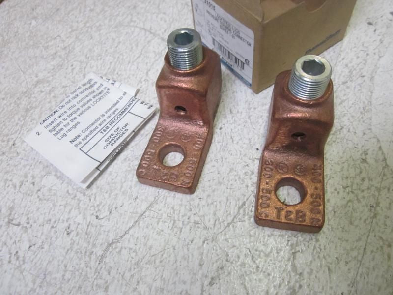 LOT OF 2 THOMAS & BETTS 31015 LOCKTITE LUGS *NEW  IN A BOX*