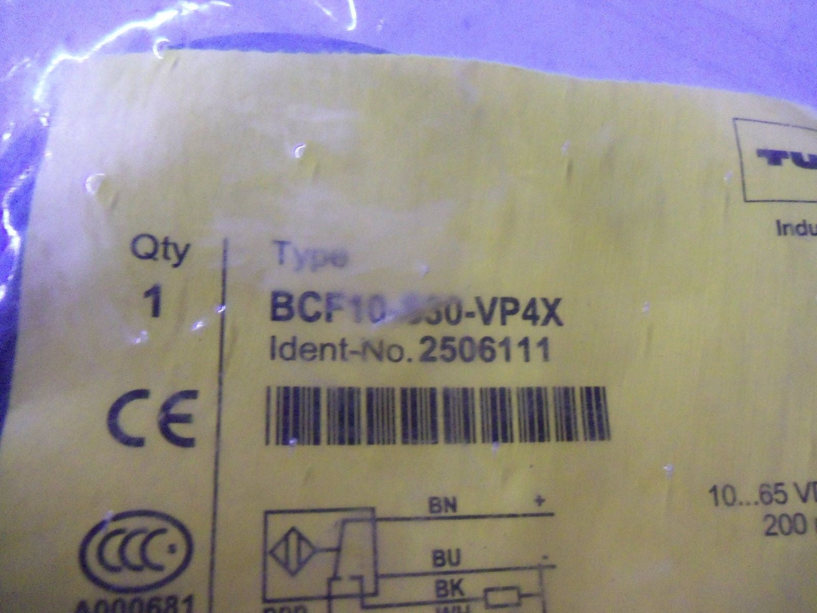 LOT OF 2 TURCK BCF10-S30-VP4X *NEW IN BAG*