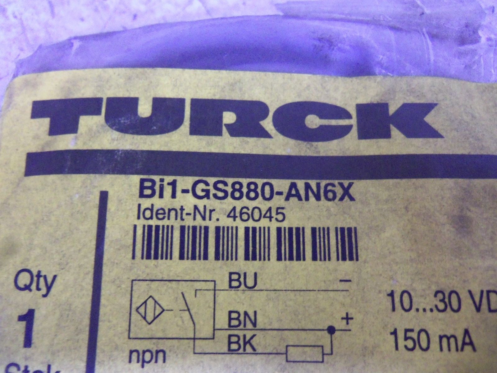 LOT OF 2 TURCK Bi1-GS880-AN6X *USED*