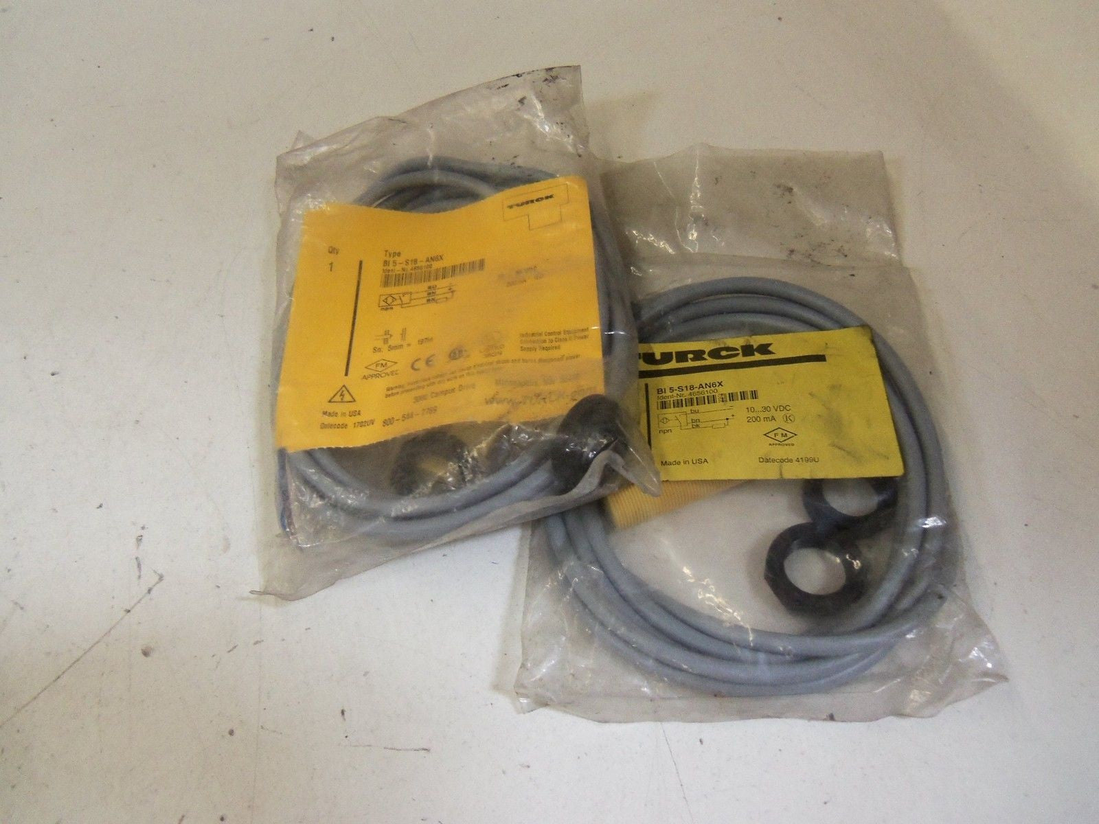 LOT OF 2 TURCK BI5-S18-AN6X *NEW IN BAG*