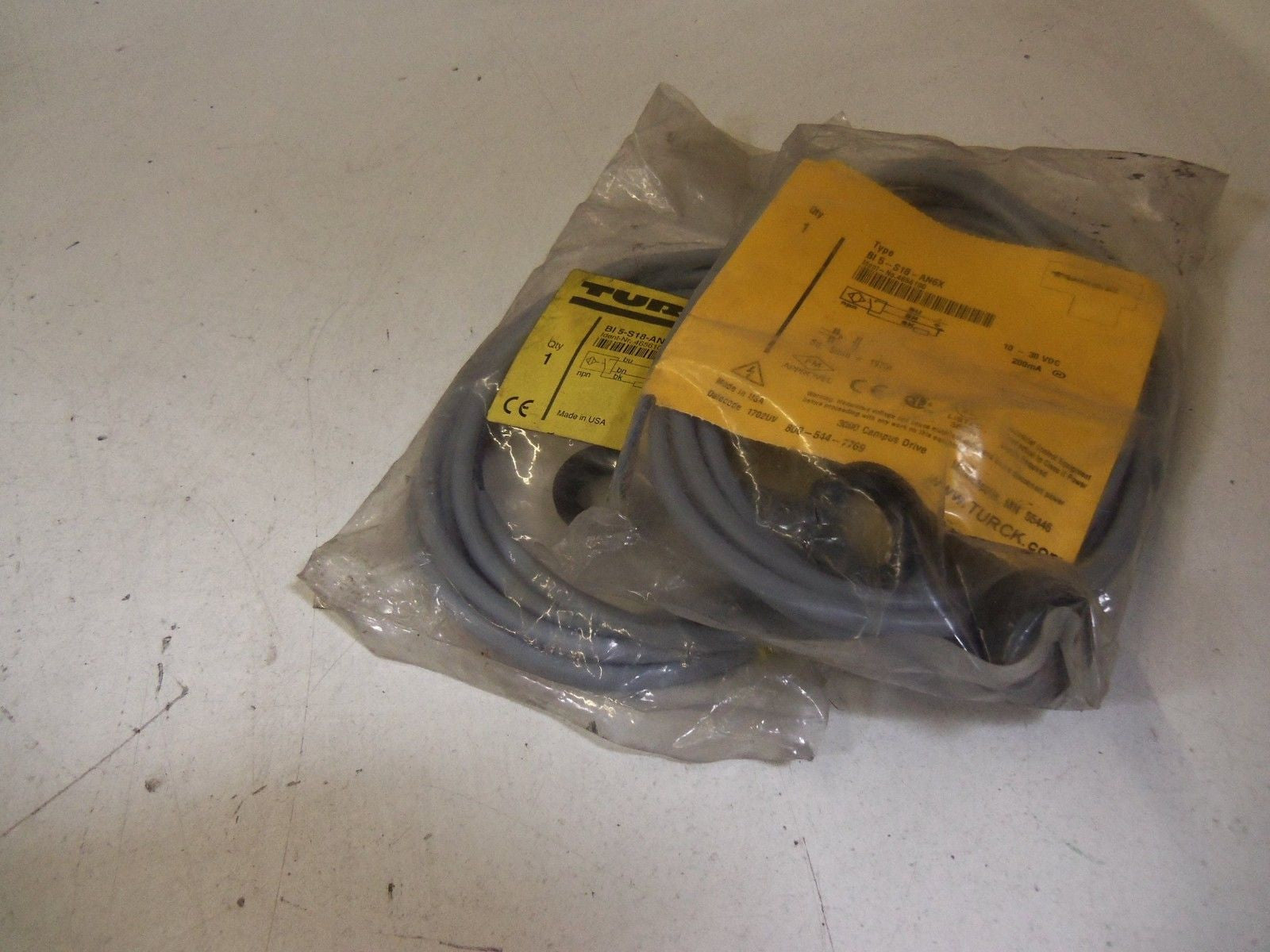 LOT OF 2 TURCK BI5-S18-AN6X *NEW IN BAG*