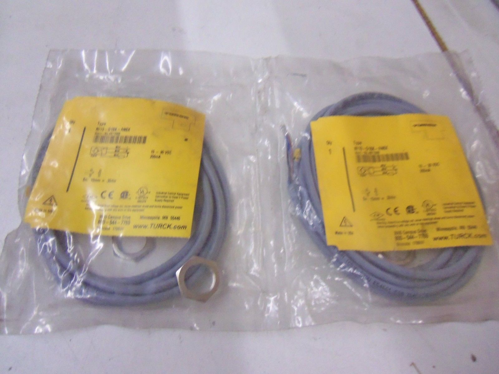 LOT OF 2 TURCK NI10-G18K-AN6X  *NEW IN BAG*