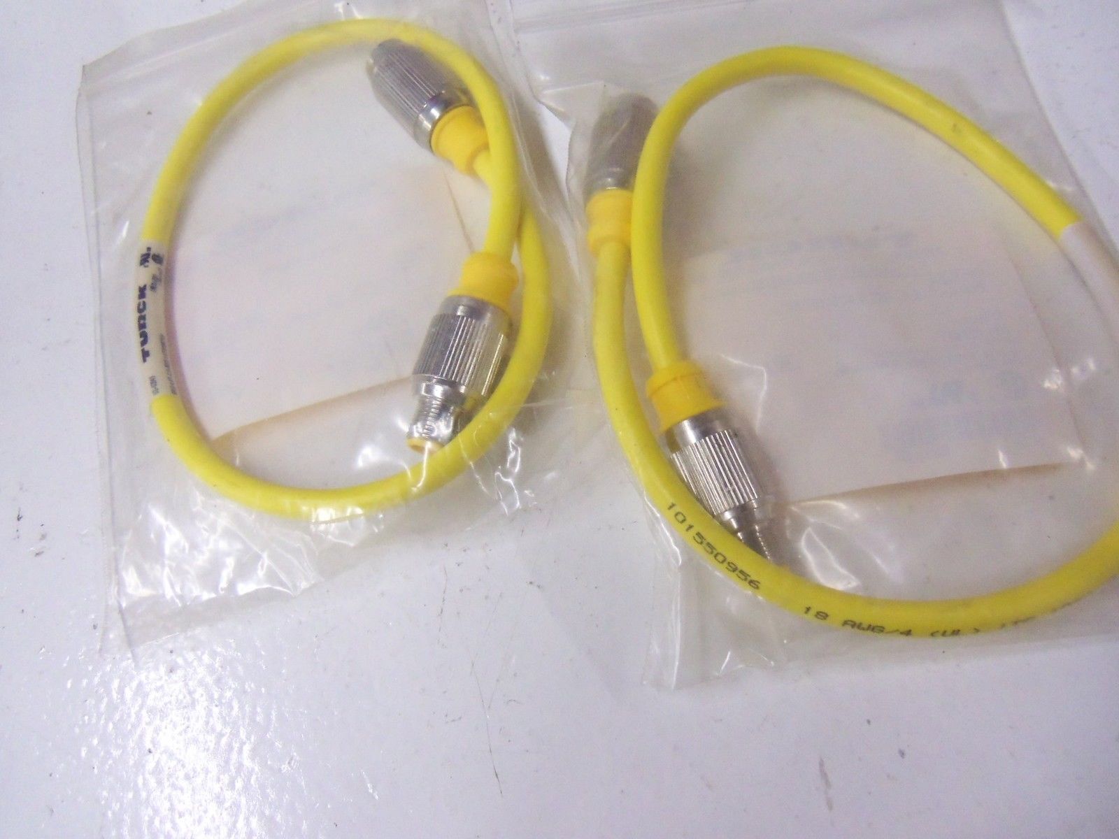 LOT OF 2 TURCK RKG 4.4T-0.5-RSG 4.4T/S1587/SV *NEW IN BAG*