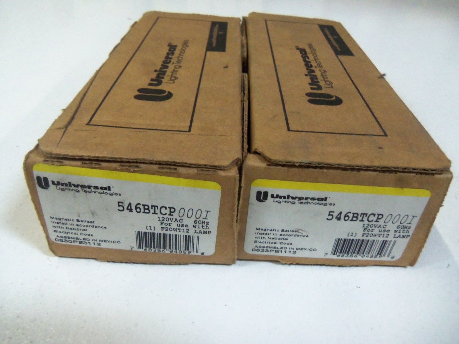 LOT OF 2 UNIVERSAL 546BTCP *NEW IN BOX*