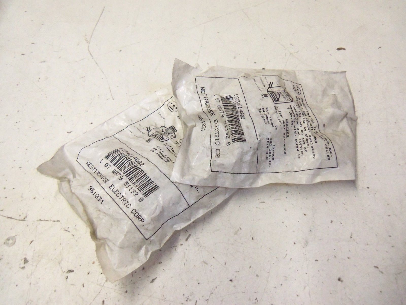 LOT OF 2 WESTINGHOUSE 154C14G02 *NEW IN FACTORY BAG*
