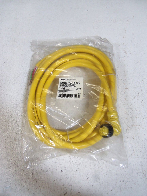 LOT OF 2 WOODHEAD 104001A01F120 CONNECTOR  *NEW IN BAG*