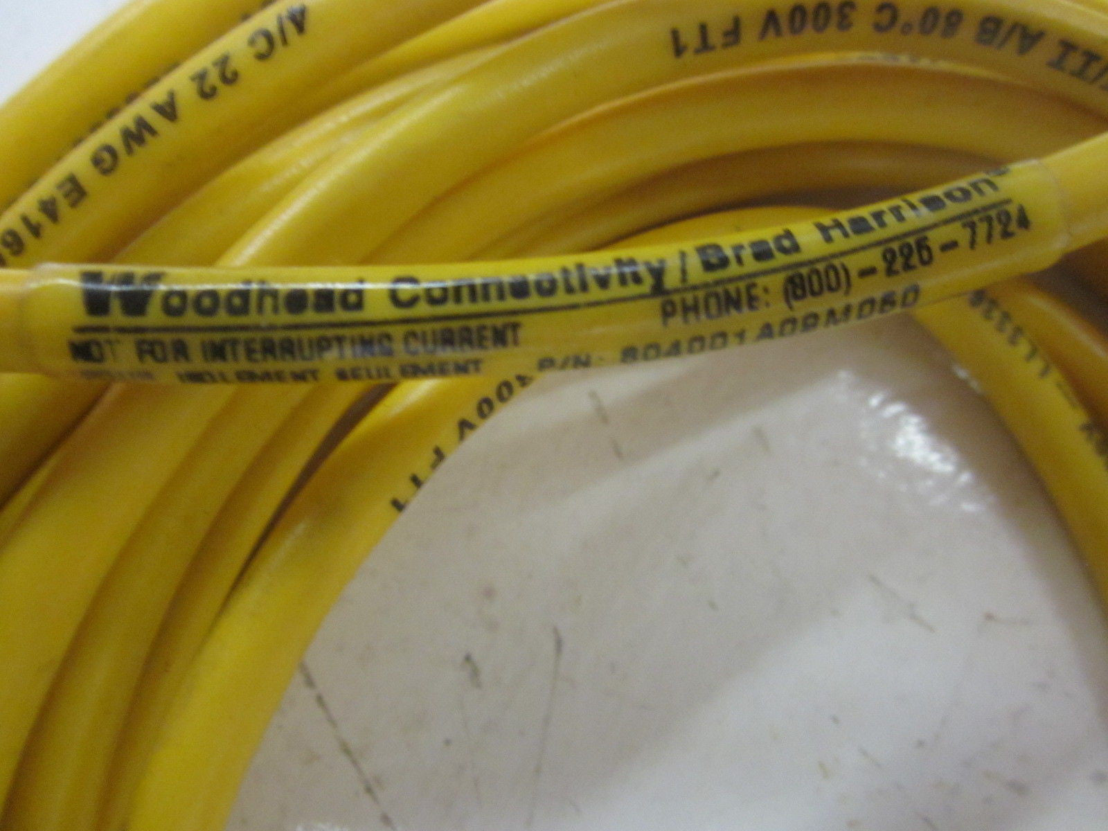 LOT OF 2 WOODHEAD CONNECTIVITY 804001A09M050 *USED*