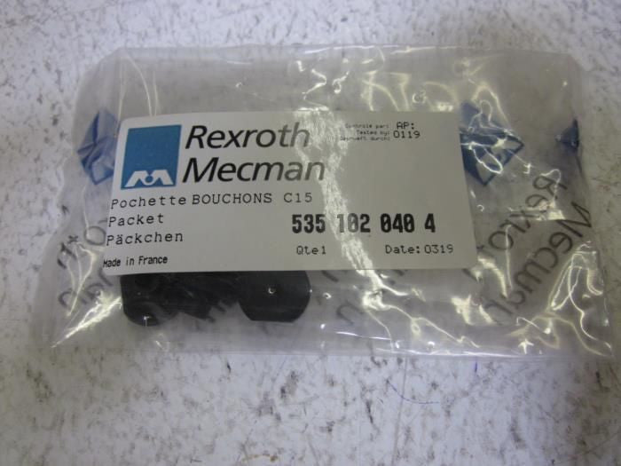 LOT OF 310 REXROTH MECMAN 535 102 040 4 GAUGE CONNECTOR 1/8" *NEW IN A FACTORY
