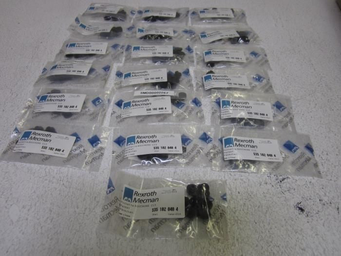 LOT OF 310 REXROTH MECMAN 535 102 040 4 GAUGE CONNECTOR 1/8" *NEW IN A FACTORY
