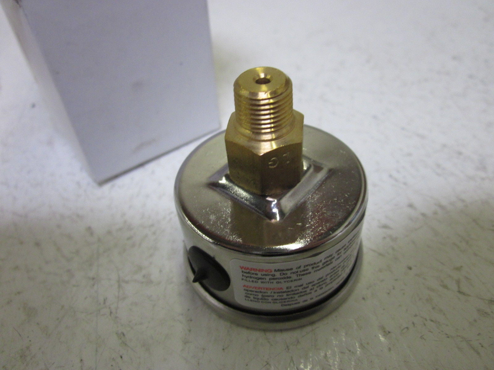 GRAINGER 169857A P1559LG PRESSURE GAUGE 1-1/2" 60PSI/400KPA *NEW IN BOX*