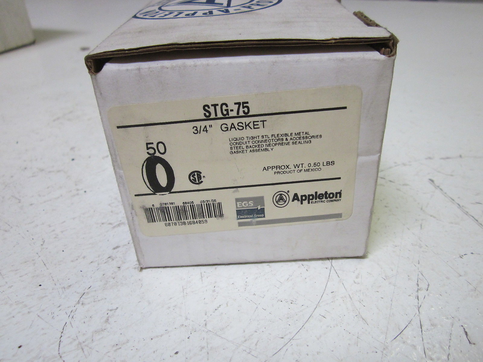 APPLETON STG-75 GASKET 3/4" (PKG OF 35) *NEW IN BOX*