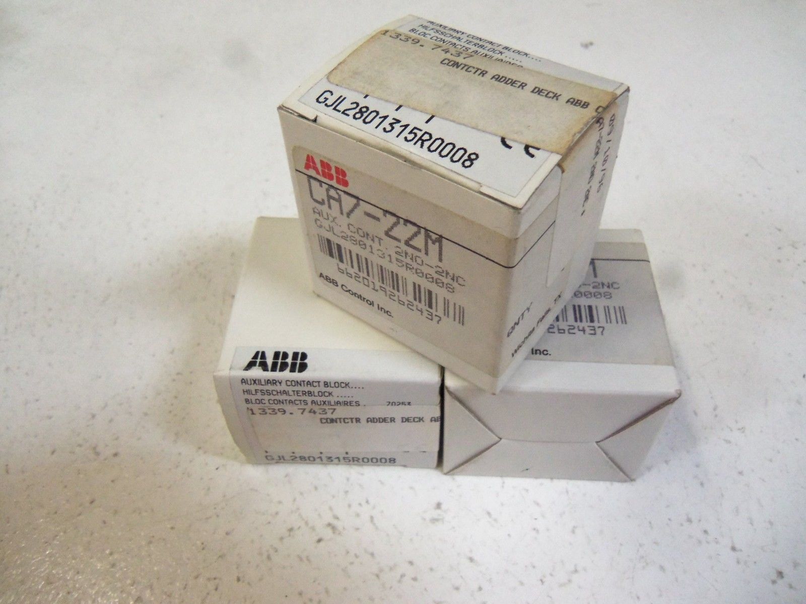 LOT OF 3 ABB CA7-22M *NEW IN BOX*