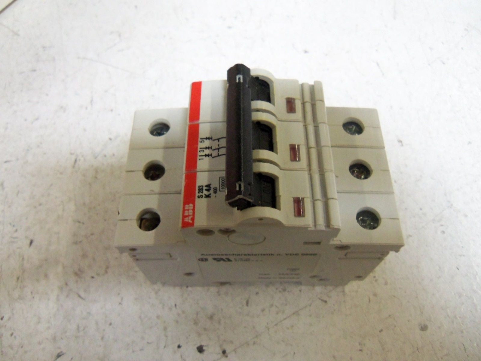 LOT OF 3 ABB CIRCUIT BREAKER S283-K4A *NEW IN BOX*