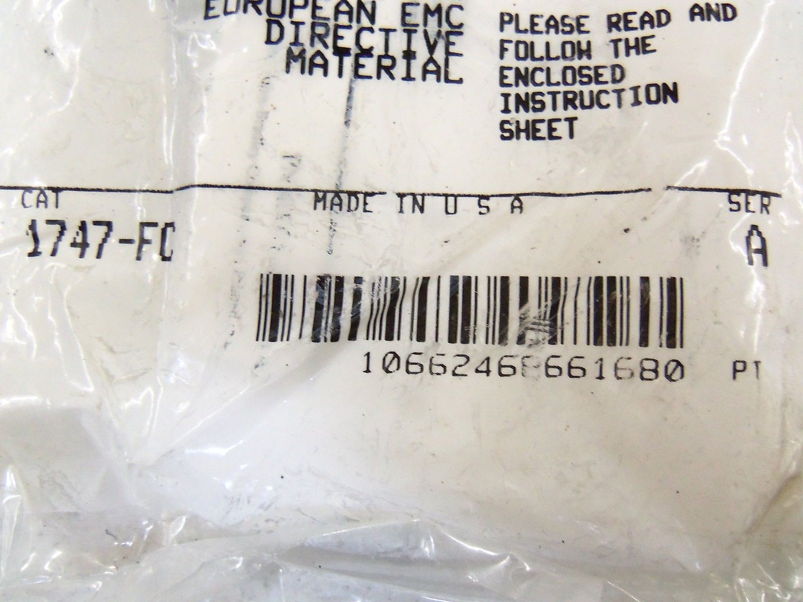 LOT OF 3 ALLEN BRADLEY 1747-FC SERIES A *NEW IN FACTORY BAG*