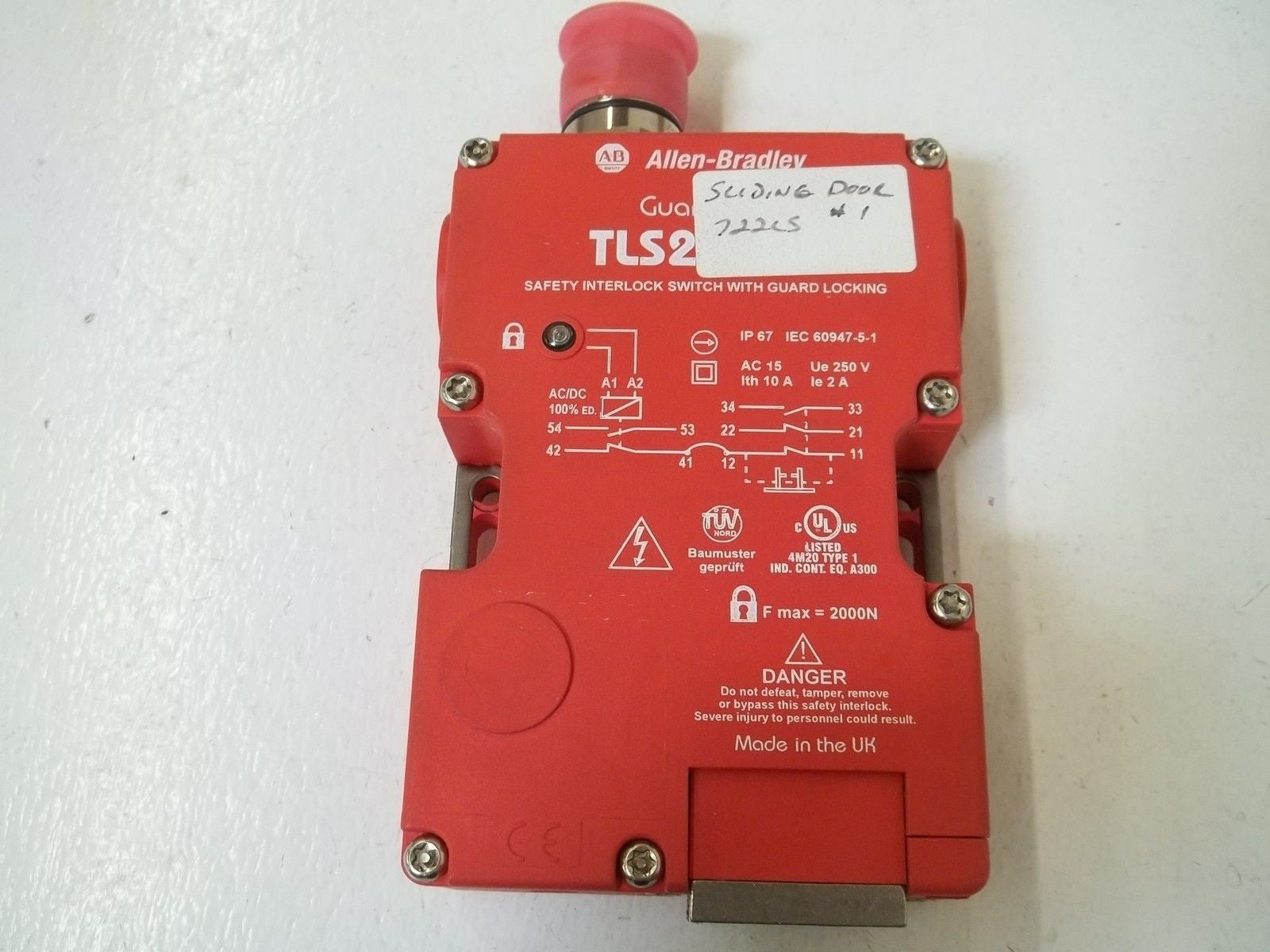 ALLEN BRADLEY 440G-T27244 SER.A SAFETY INTERLOCK SWITCH *USED*