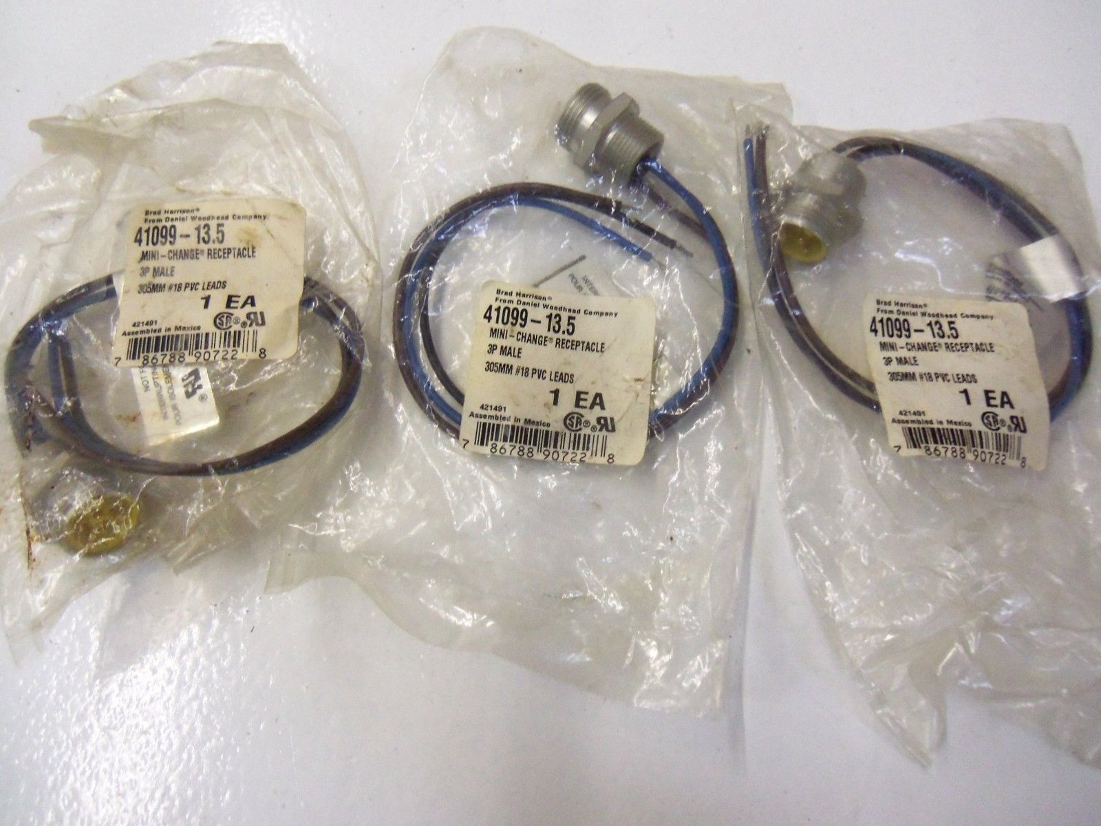 LOT OF 3 BRAD HARRISON 41099-13.5 *NEW IN BAG*