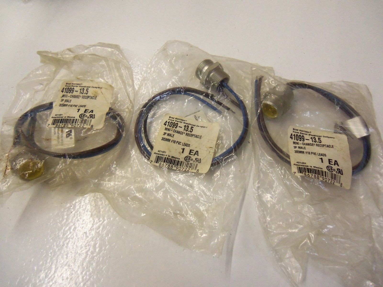 LOT OF 3 BRAD HARRISON 41099-13.5 *NEW IN BAG*