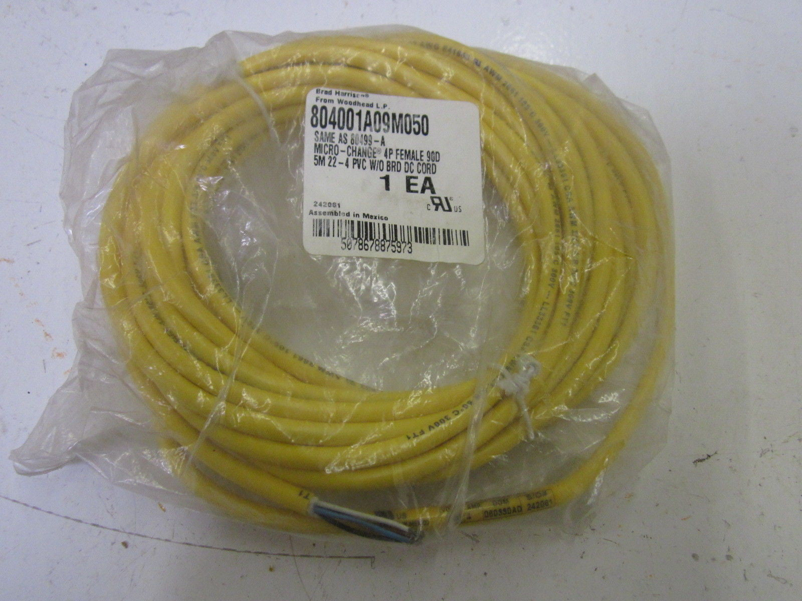 LOT OF 3 BRAD HARRISON 804001A09M050 *NEW IN A FACTORY BAG*