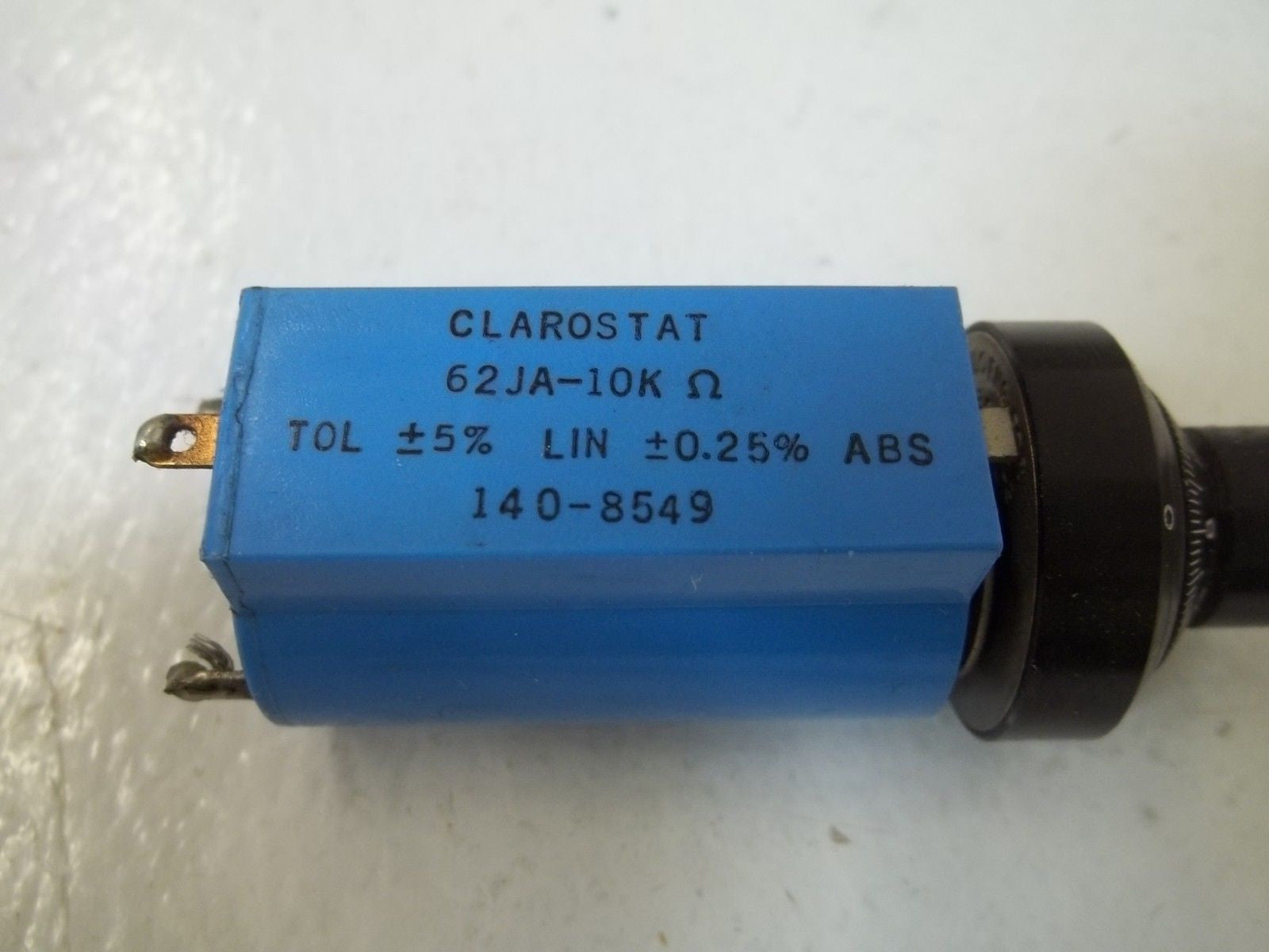 LOT OF 3 CLAROSTAT 62JA-10K,140-8549 POTENTIOMETER *USED*