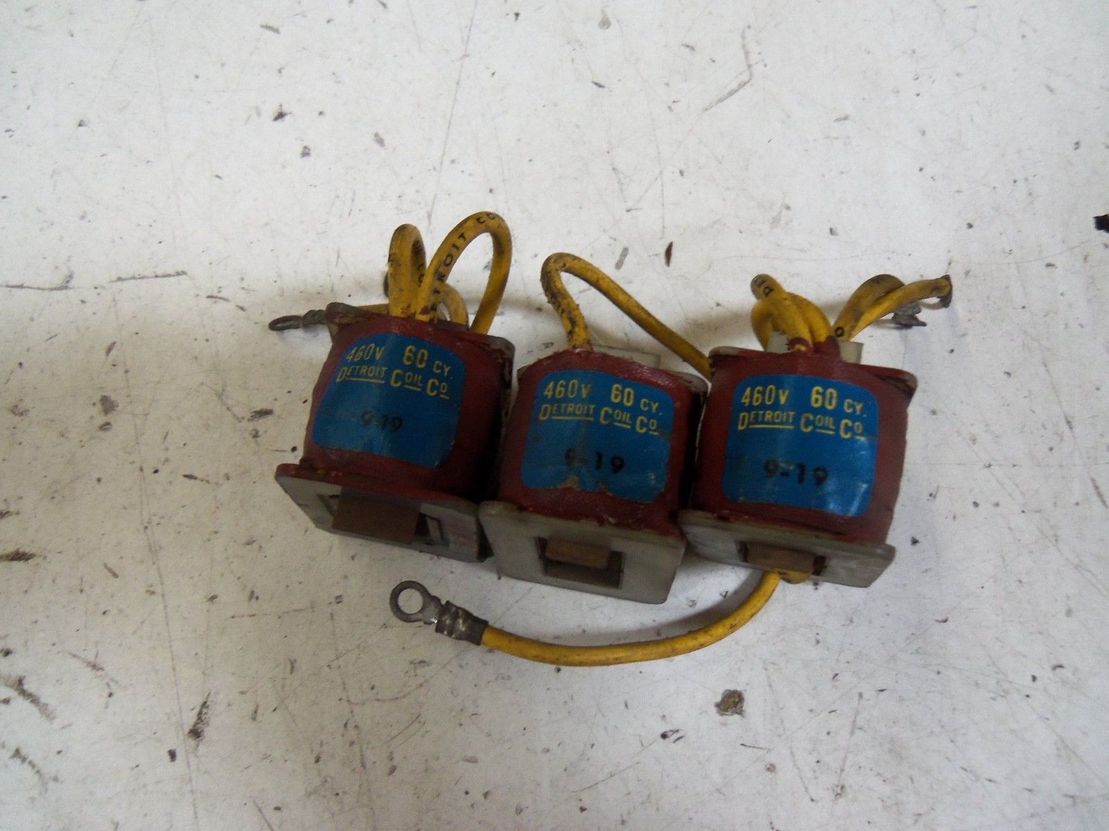 LOT OF 3 DETROIT COIL CO. 9-19 *USED*