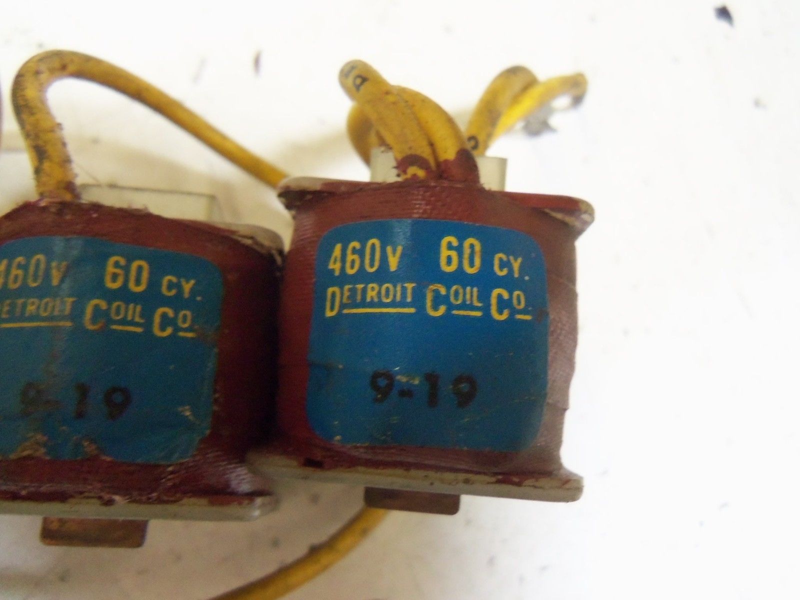 LOT OF 3 DETROIT COIL CO. 9-19 *USED*