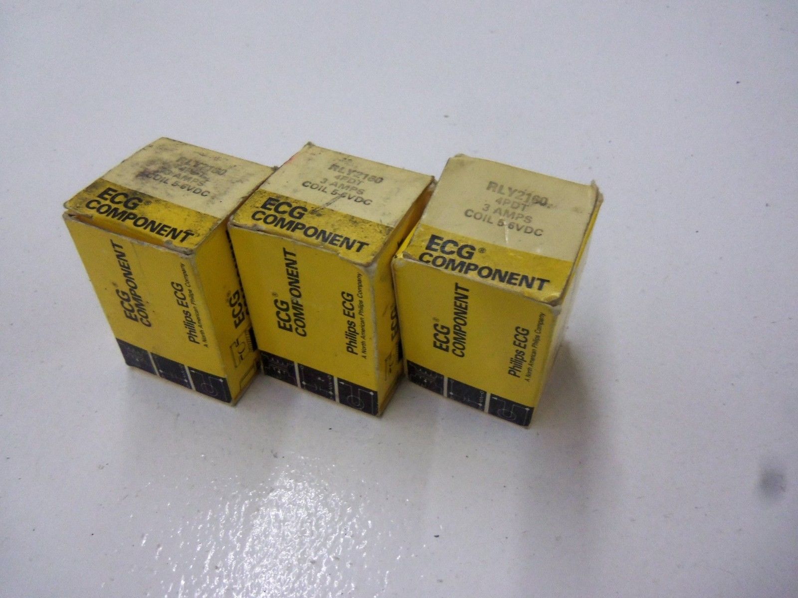 LOT OF 3 ECG RLY2160 5-6VDC *NEW IN BOX*