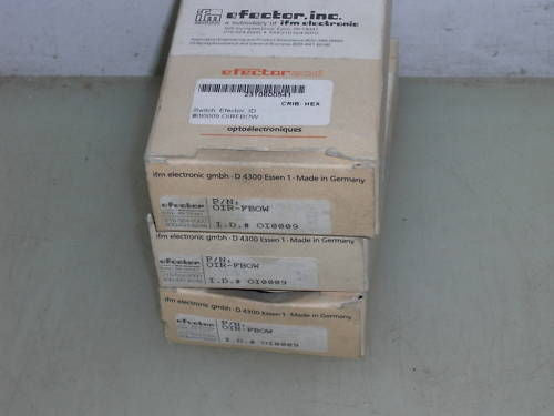 LOT OF 3 EFECTOR PROXIMINITY SWITCH OIR-FBOW *NEW IN BOX*