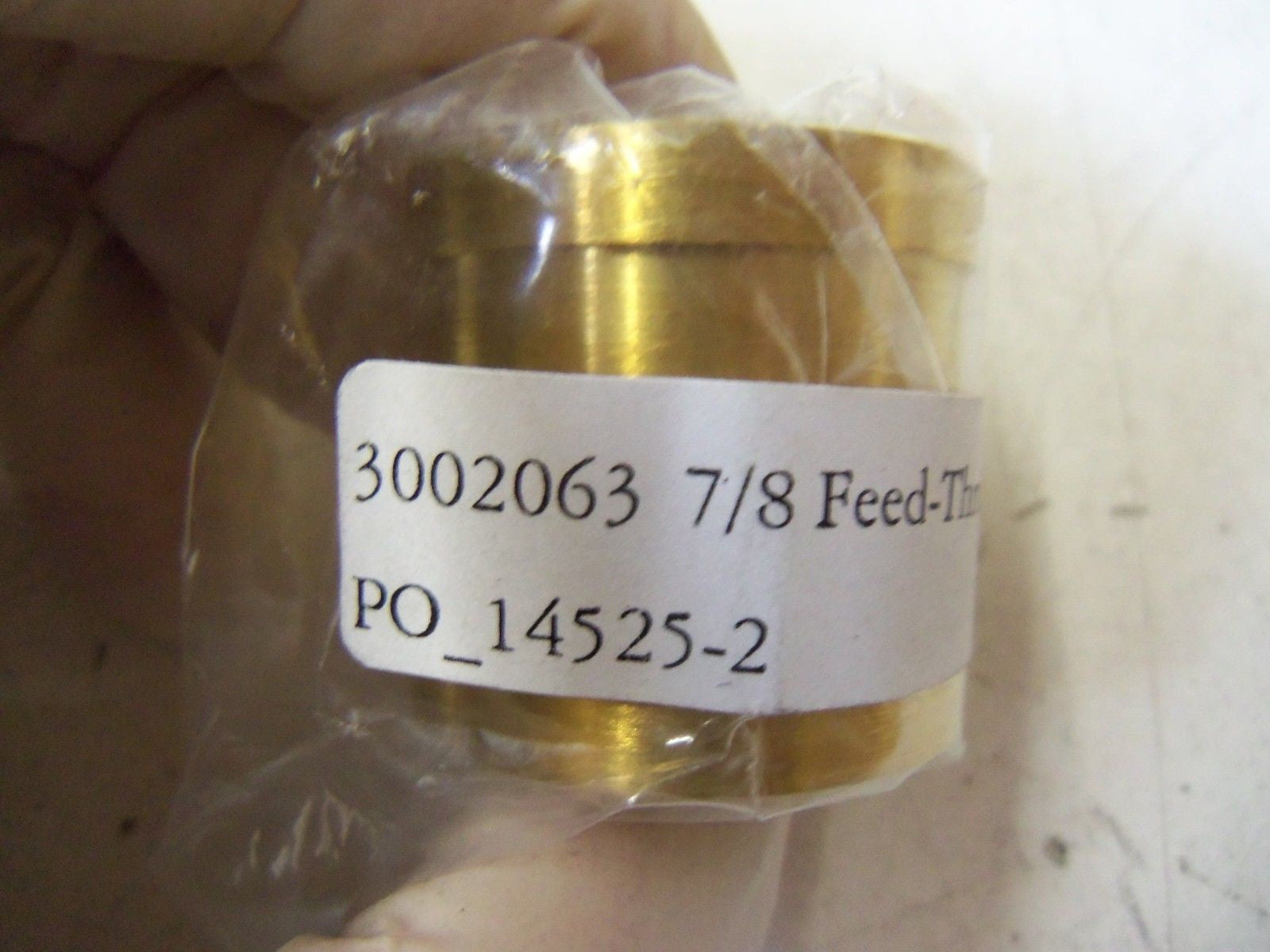 LOT OF  3 FEED-THRU SPACER 14525-2 *NEW IN BAG*