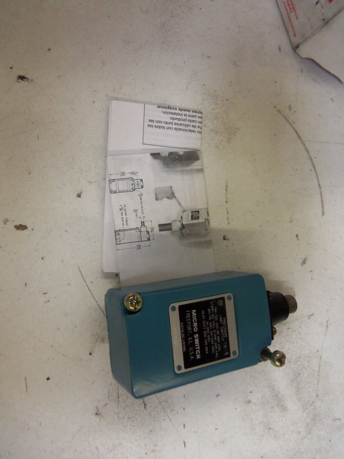 HONEYWELL 202LS1 LIMIT SWITCH *NEW IN BOX*