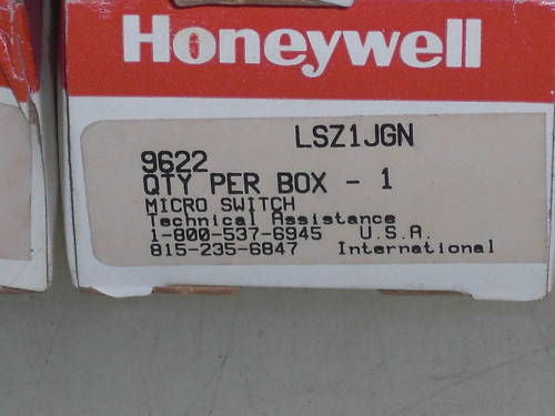 LOT OF 3 HONEYWELL MICROSWITCH LSZ1JGN *NEW IN BOX*