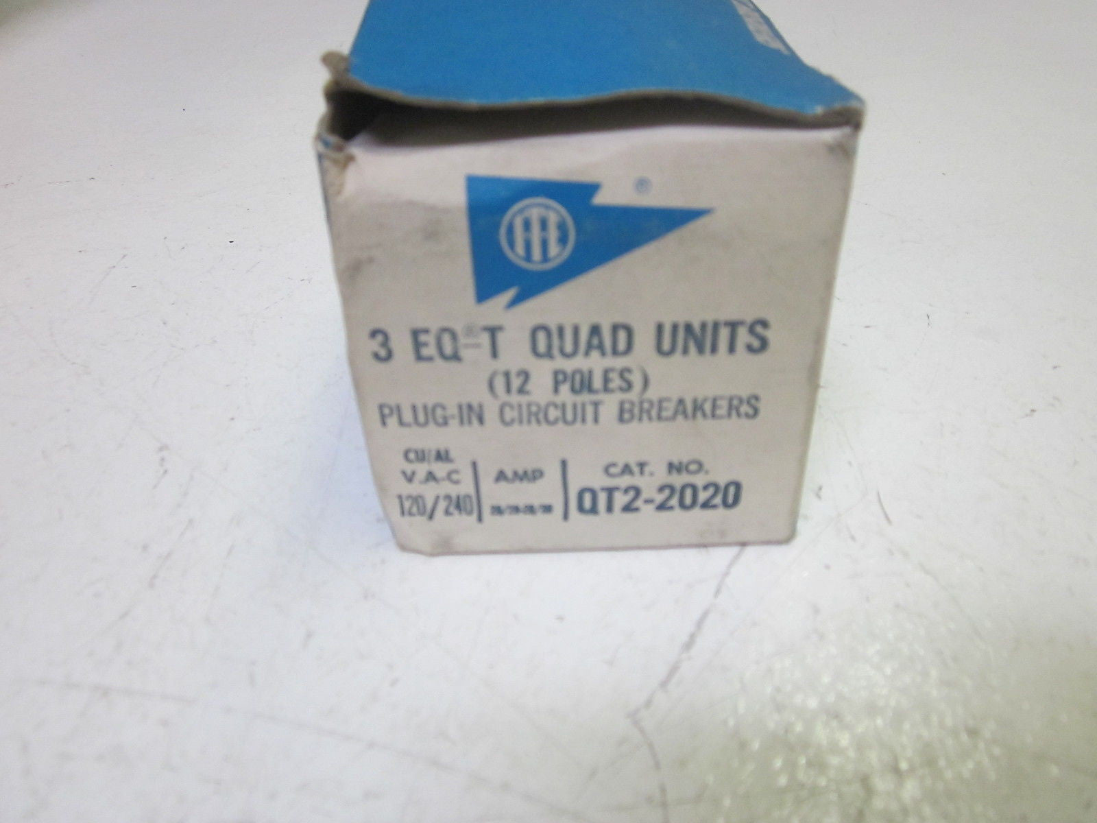 LOT OF 3 ITE EQ-T QUAD UNITS (12POLES)  QT2-2020 CIRCUIT BREAKER *NEW IN BOX*