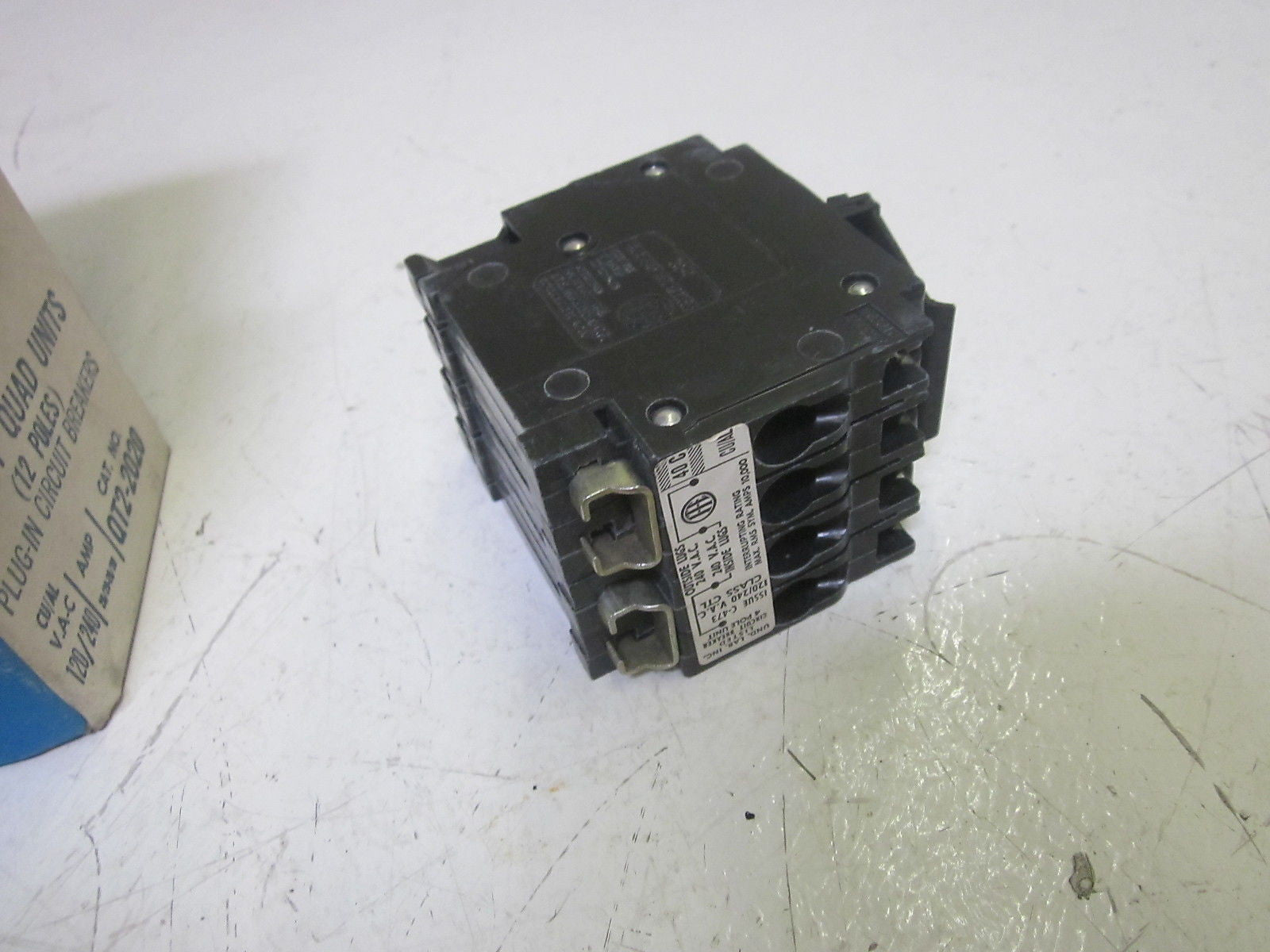 LOT OF 3 ITE EQ-T QUAD UNITS (12POLES)  QT2-2020 CIRCUIT BREAKER *NEW IN BOX*